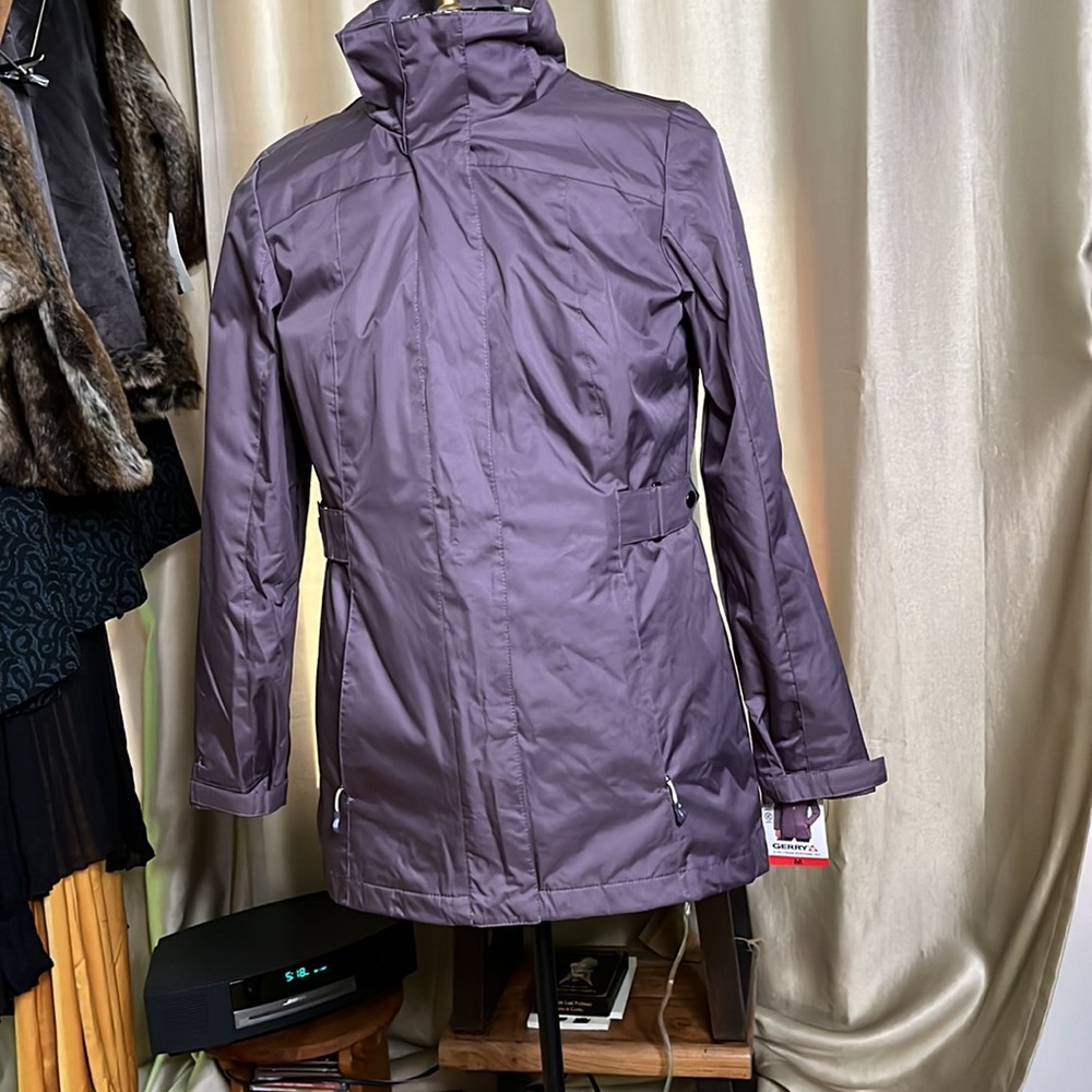 Gerry Multi Purpose Jacket Puffer Raincoat 3 In 1 Rain Jacket zip snap - Picture 3 of 15